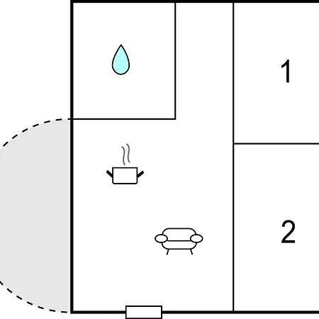 2 Bedroom Awesome In Apartment Medulin